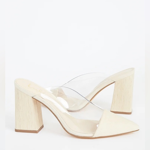 Shilo Light Natural Nude Suede Pointed-Toe Pumps - Picture 3 of 5